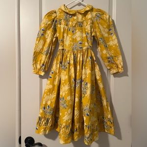 VTG GIRLS MOUSEFEATHERS DRESS, SIZE 6X